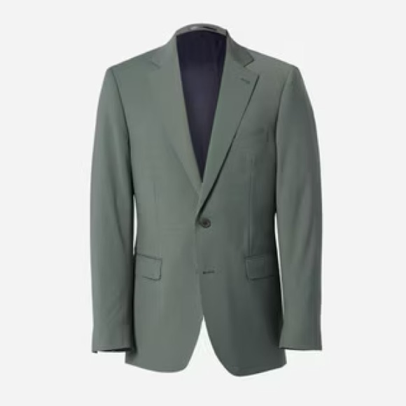 Alton Lane Single Breasted Sage Suit Jacket And Pant. Worn 1x 44l 38x32